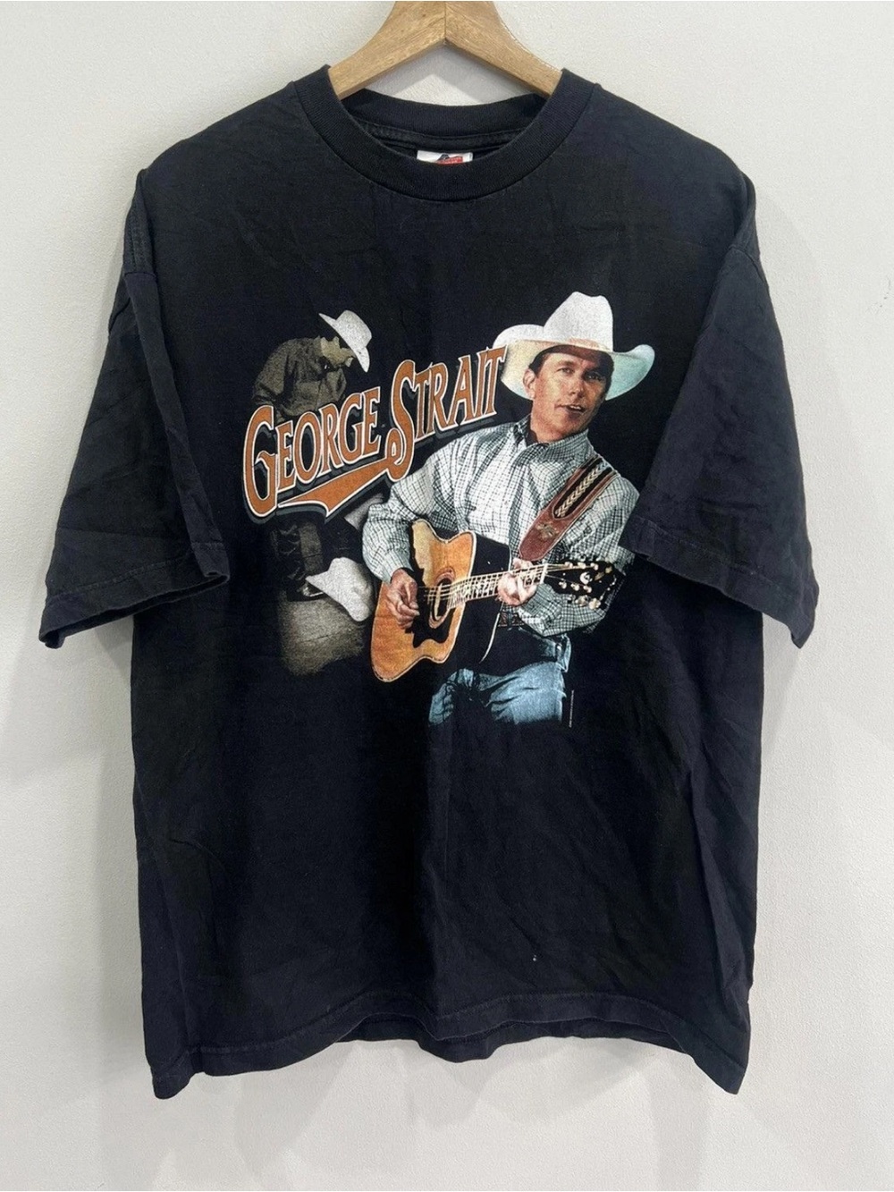 Vintage  2002 George Strait Tee Shirt Country Music Festival band XXL